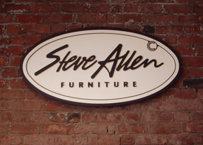 Steve Allen Furniture Sign
